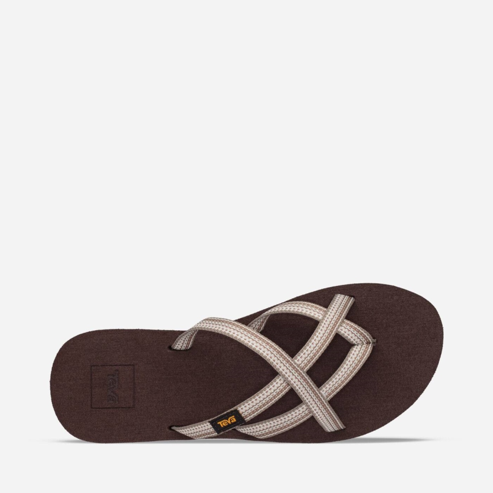 Teva Olowahu Flip Flops Dame Grå | 35APXNMOU