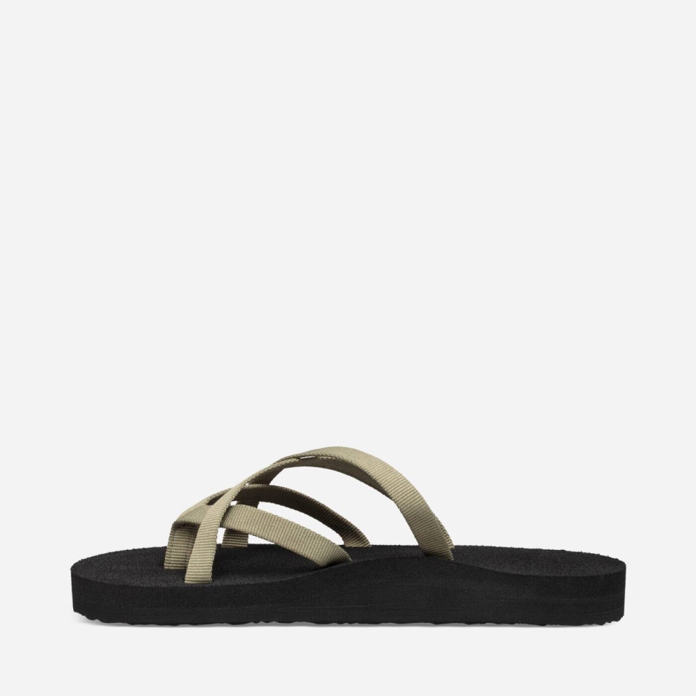 Teva Olowahu Flip Flops Dame Olivengrønne | 31OGMYEQC