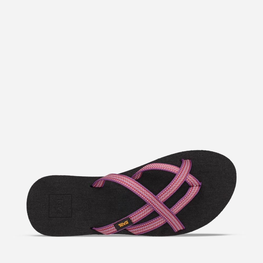 Teva Olowahu Flip Flops Dame Rosa | 97YQEKBDG