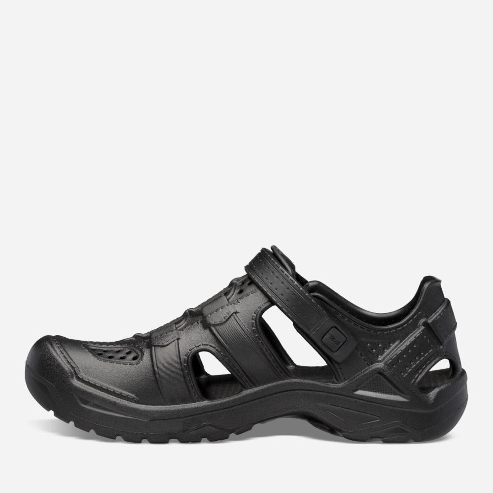 Teva Omnium Drift Slip On Sko Herre Svarte | 69ALCPOIF