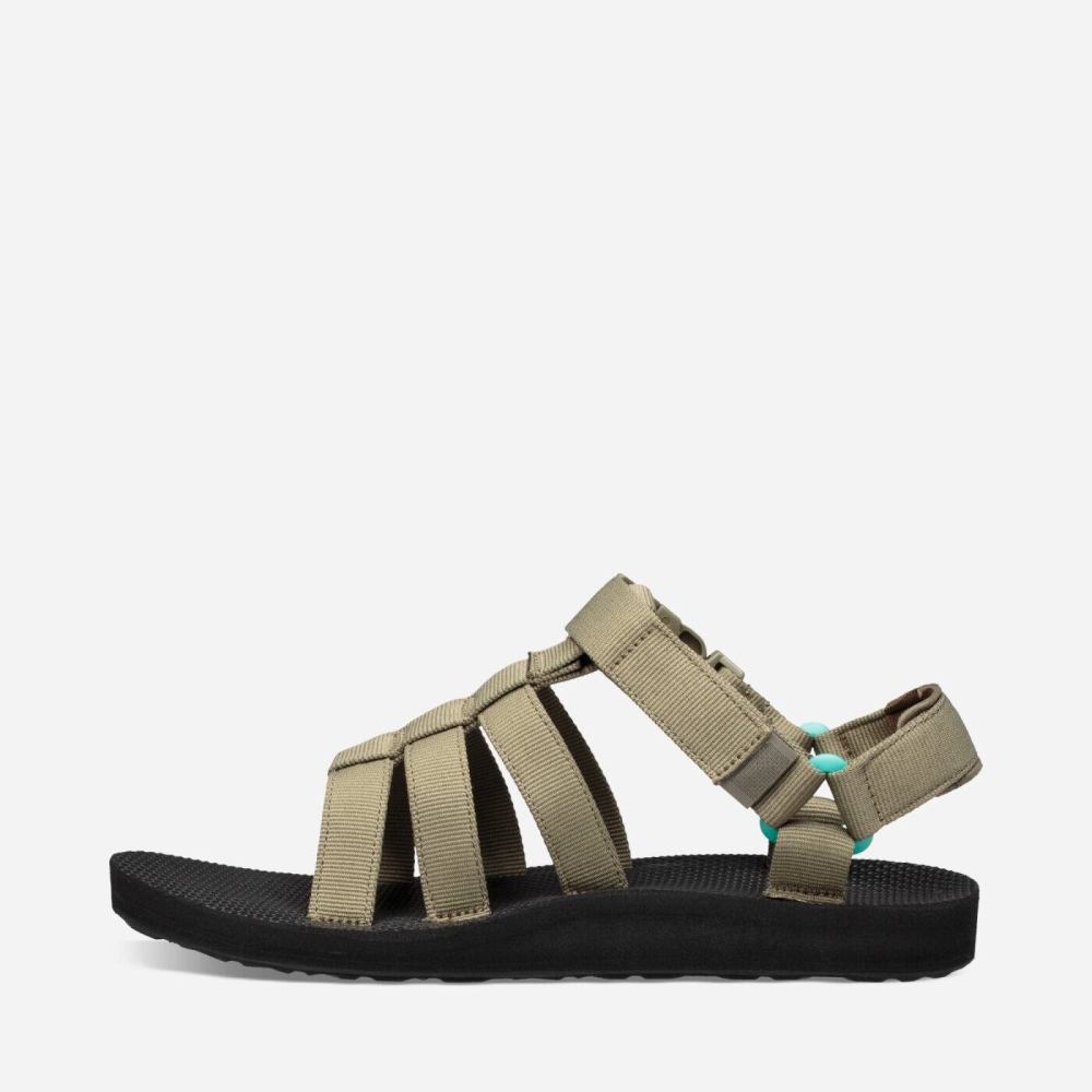 Teva Original Dorado Tursandaler Dame Olivengrønne | 03IMQUPWC