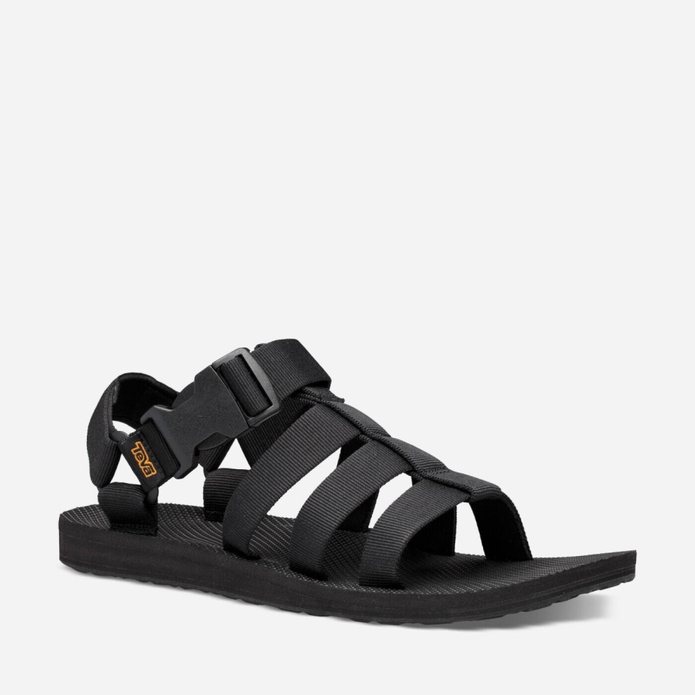 Teva Original Dorado Tursandaler Herre Svarte | 08MTXGIFU