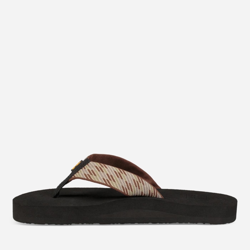 Teva Original Mush Flip Flops Herre Brune | 19FURPYBO