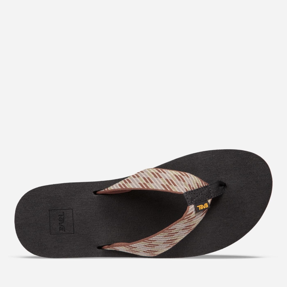 Teva Original Mush Flip Flops Herre Brune | 19FURPYBO