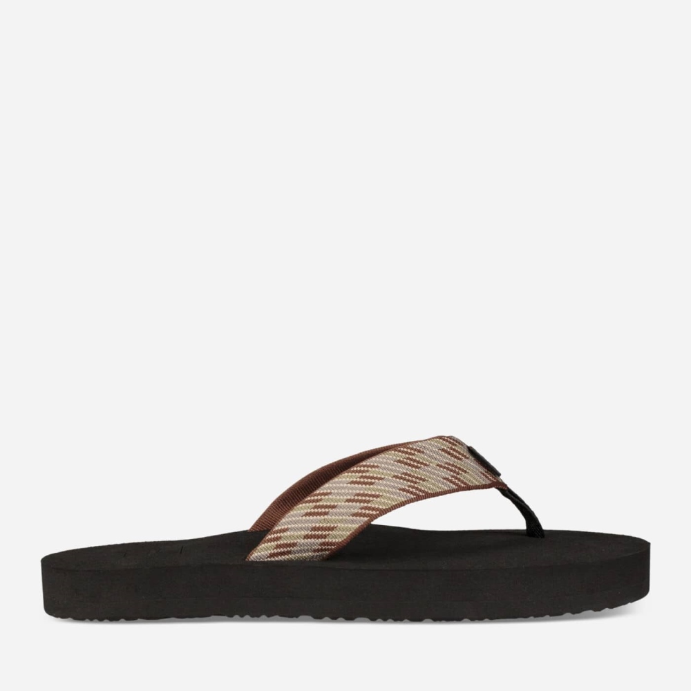 Teva Original Mush Flip Flops Herre Brune | 19FURPYBO