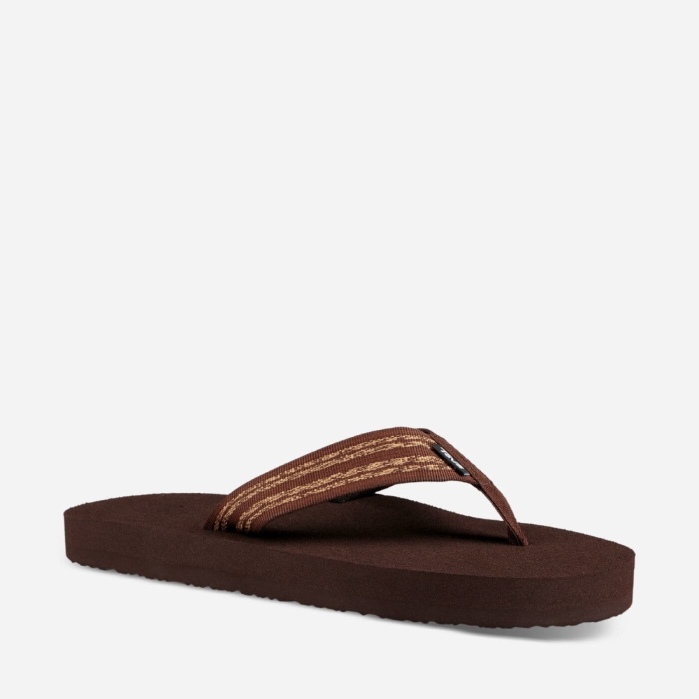 Teva Original Mush Flip Flops Herre Brune | 91NSKVZBO