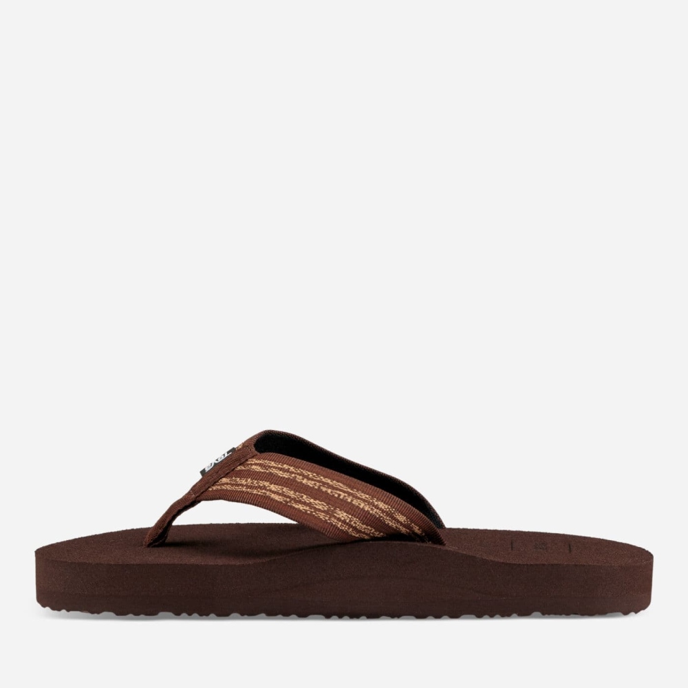 Teva Original Mush Flip Flops Herre Brune | 91NSKVZBO