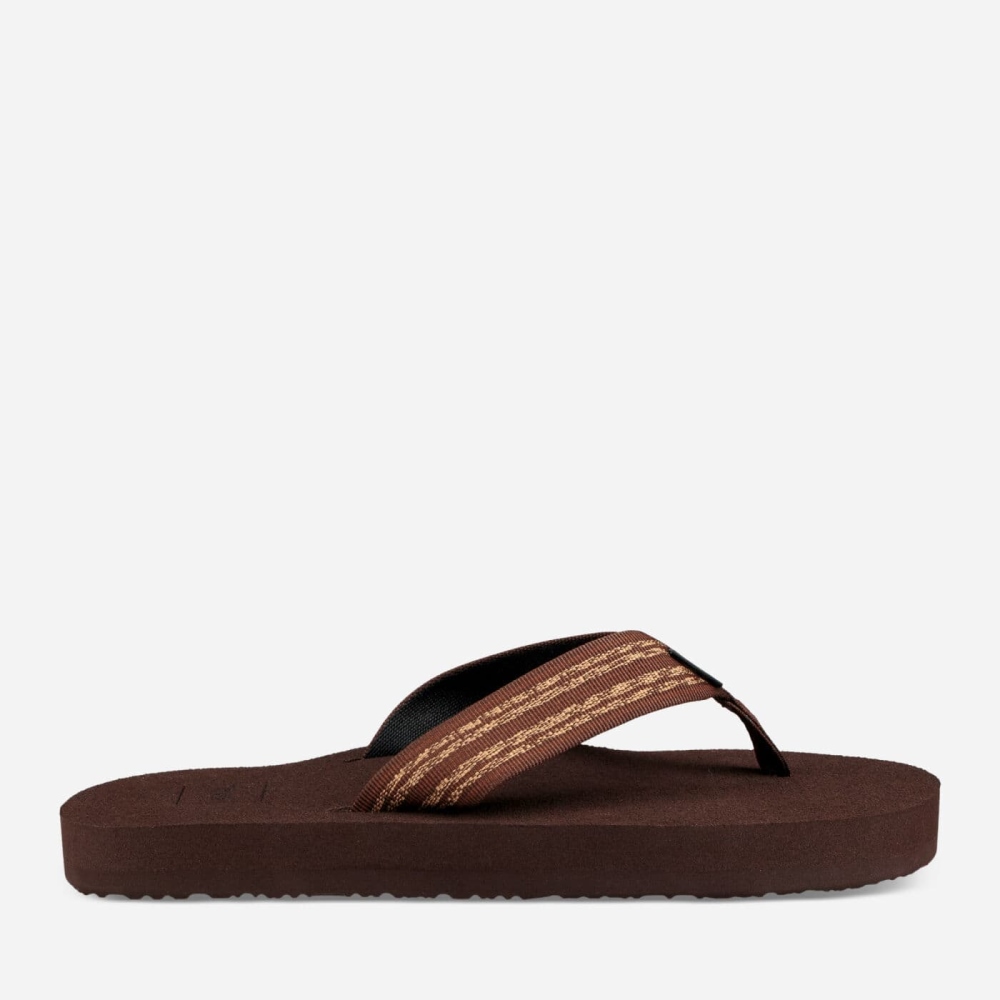 Teva Original Mush Flip Flops Herre Brune | 91NSKVZBO