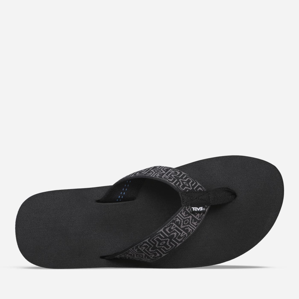 Teva Original Mush Flip Flops Herre Svarte | 10YZUFSCP