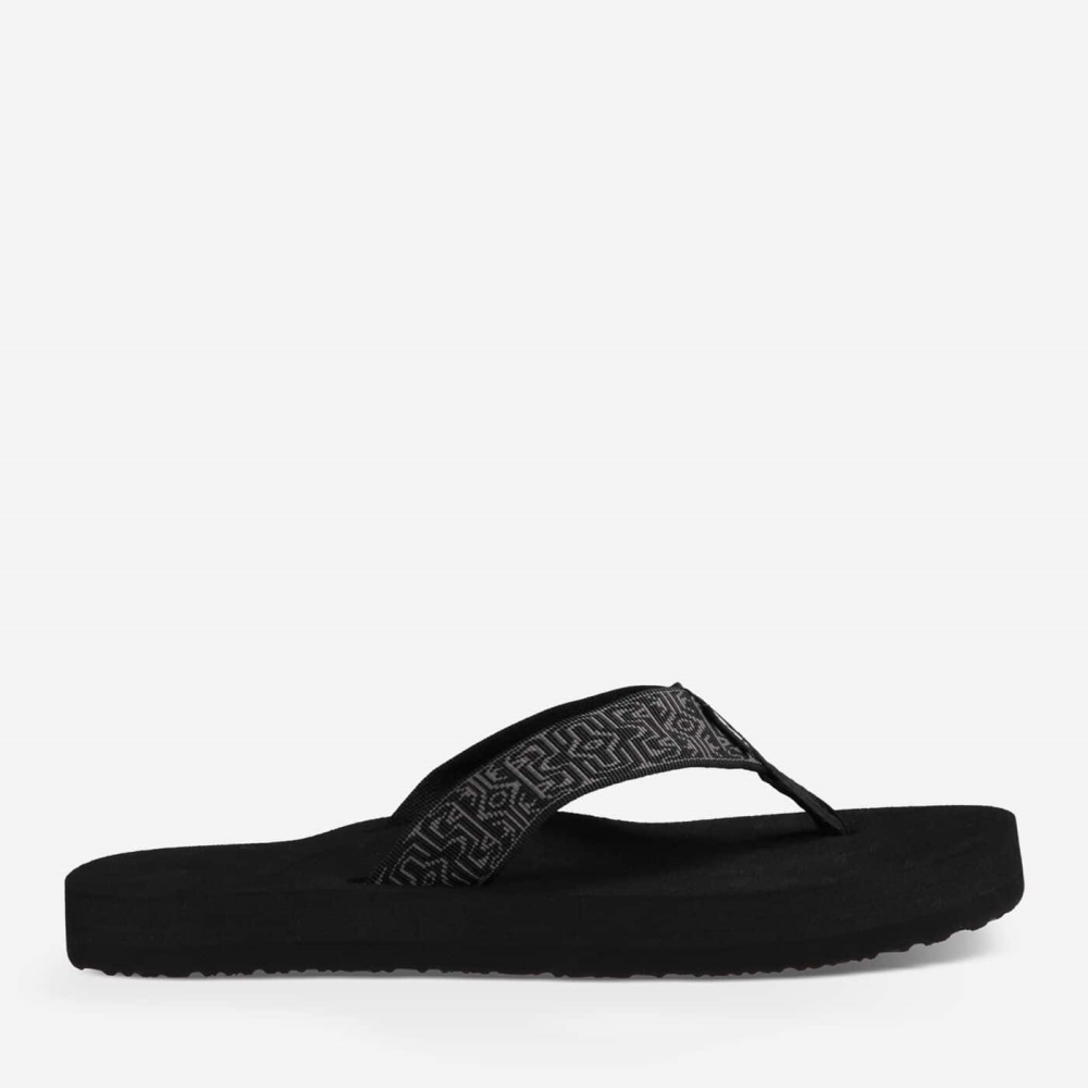 Teva Original Mush Flip Flops Herre Svarte | 10YZUFSCP