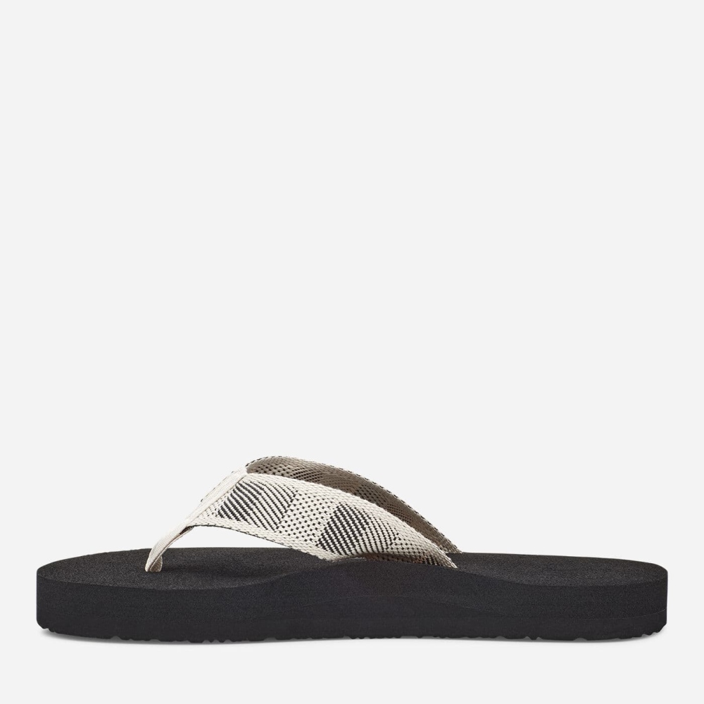 Teva Original Mush Flip Flops Herre Svarte Hvite | 13BFXLGMC