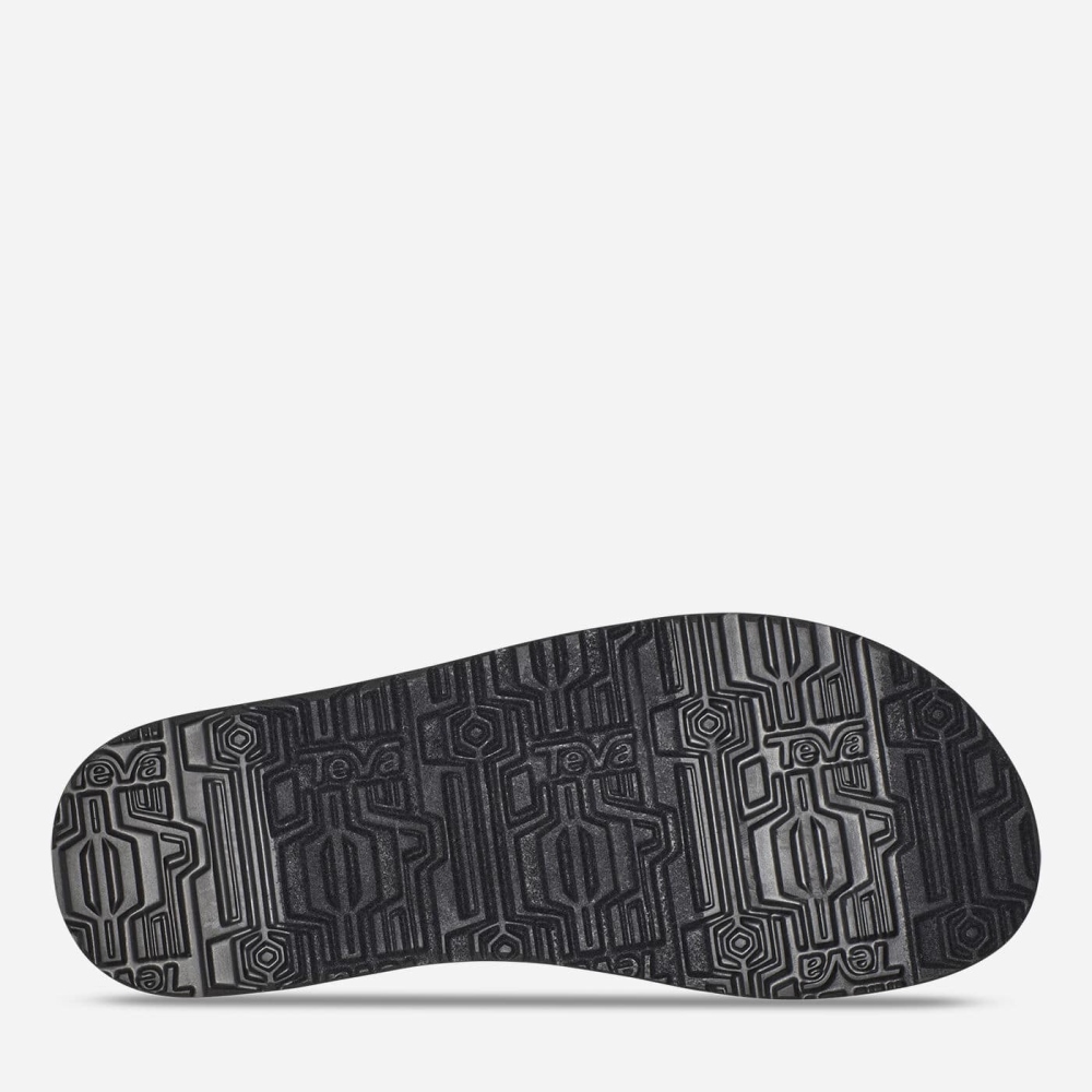 Teva Original Mush Flip Flops Herre Svarte Hvite | 13BFXLGMC