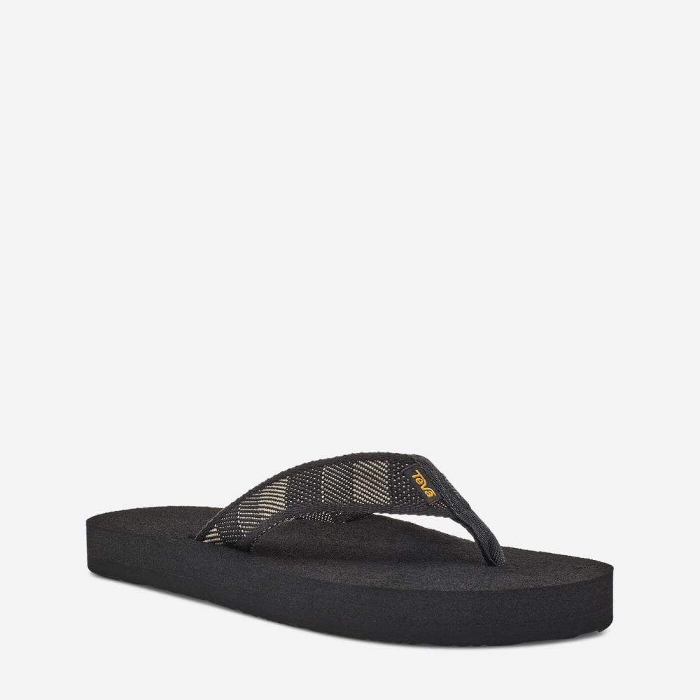 Teva Original Mush Flip Flops Herre Svarte | 98PNLRYUJ