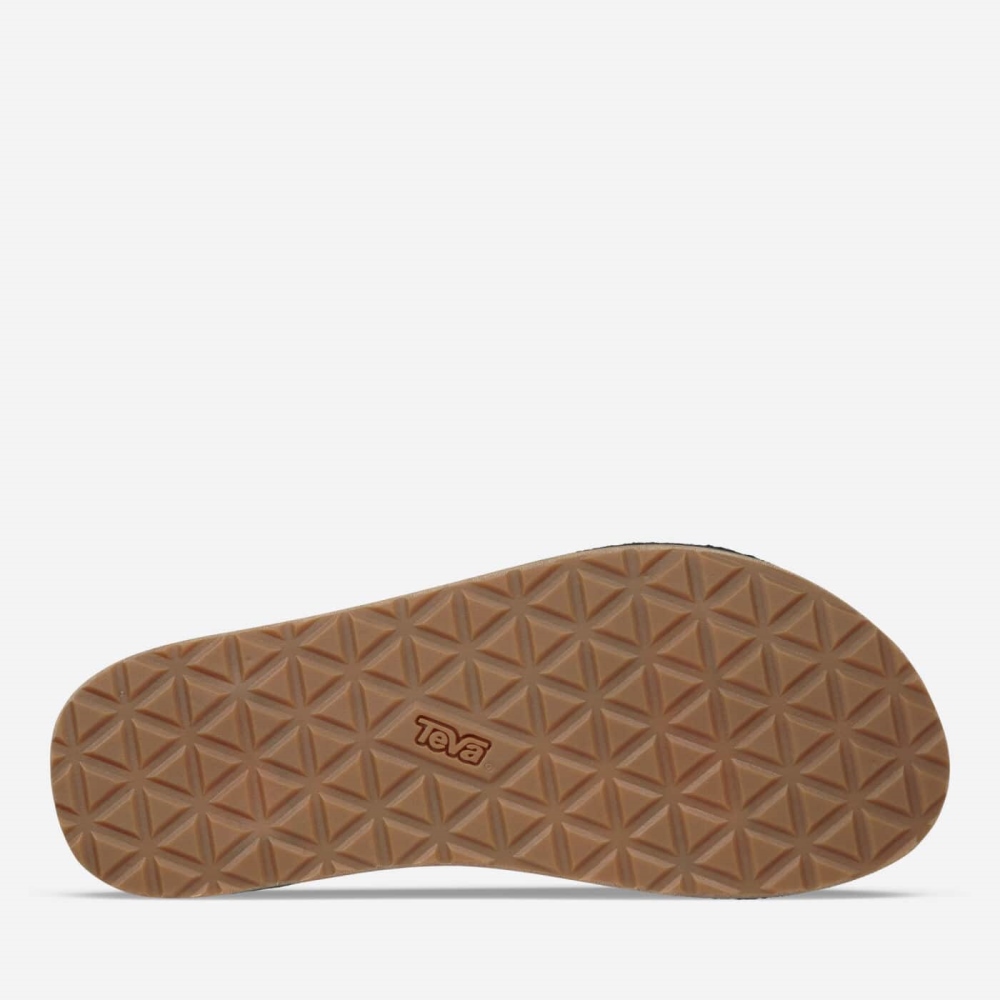 Teva Original Universal Lær Sandaler Herre Svarte | 81DUWBHYX