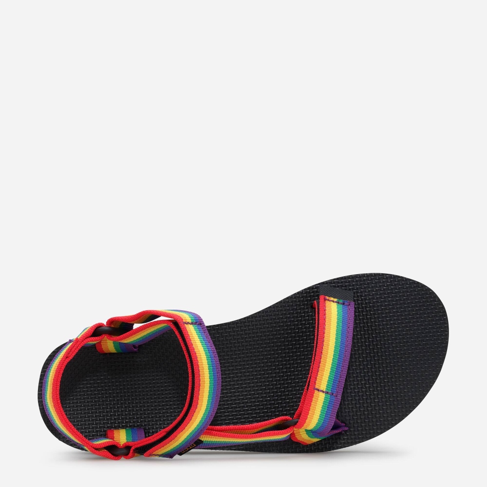 Teva Original Universal Rainbow Pride Tursandaler Dame Multicolor | 02PMQGDHR