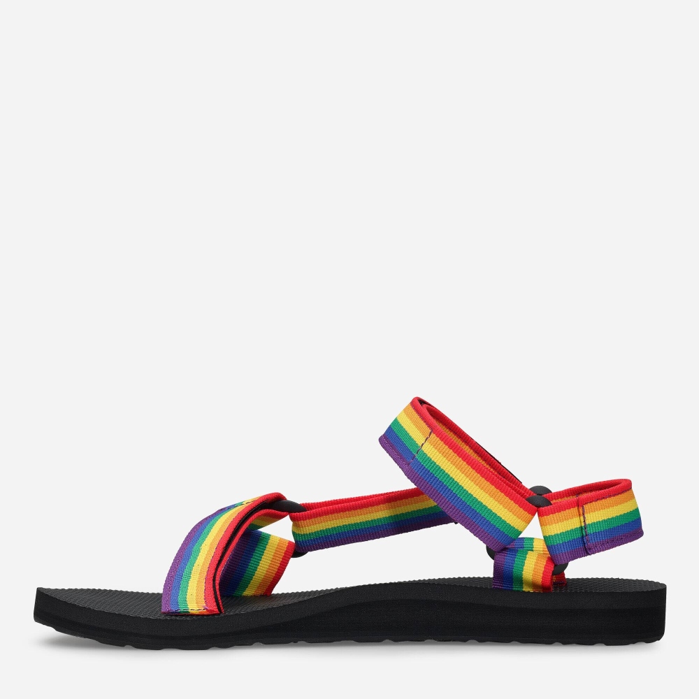 Teva Original Universal Rainbow Pride Tursandaler Herre Multicolor | 02QAXIFCT