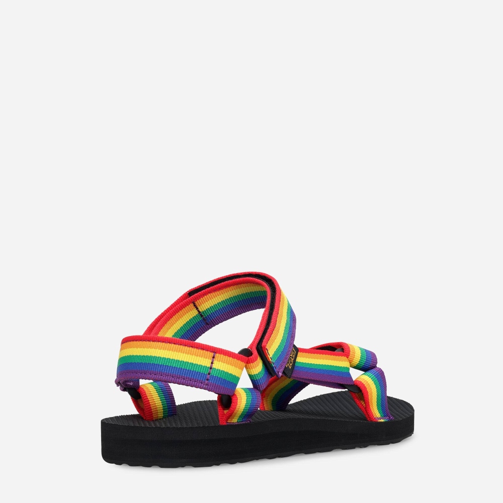 Teva Original Universal Rainbow Pride Tursandaler Herre Multicolor | 02QAXIFCT