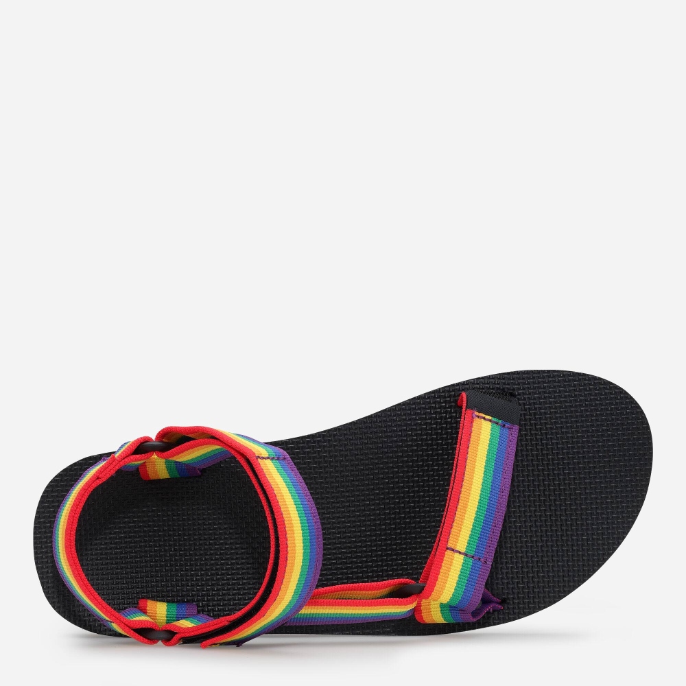 Teva Original Universal Rainbow Pride Tursandaler Herre Multicolor | 02QAXIFCT