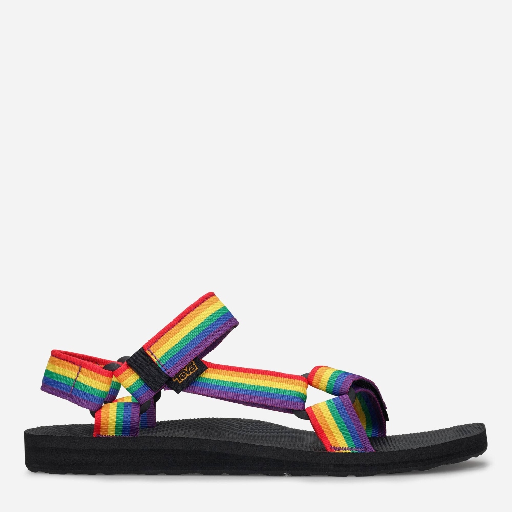 Teva Original Universal Rainbow Pride Tursandaler Herre Multicolor | 02QAXIFCT