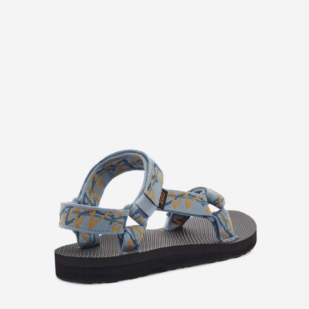 Teva Original Universal Tursandaler Dame Svarte Blå | 20TDRHFAM