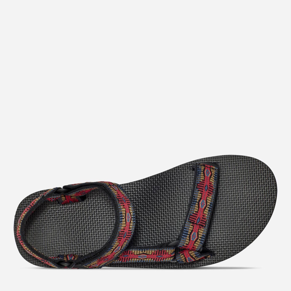 Teva Original Universal Tursandaler Herre Svarte Rød | 90DBACUGO