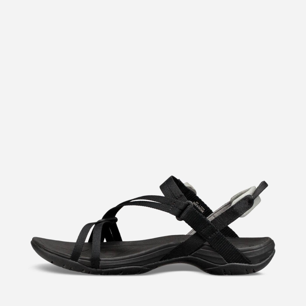 Teva Sirra Tursandaler Dame Svarte | 61NBPQKDM