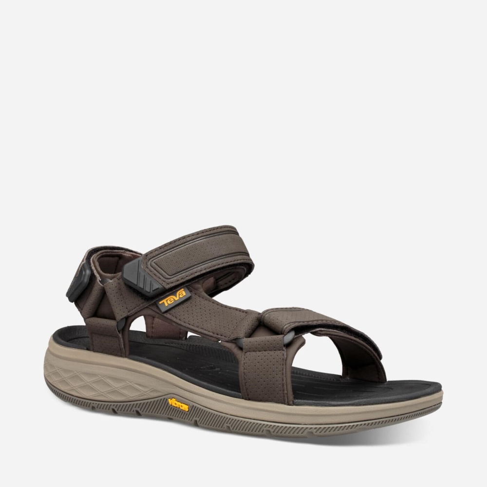 Teva Strata Universal Sandaler Herre Kaffe | 12IKLBMDU