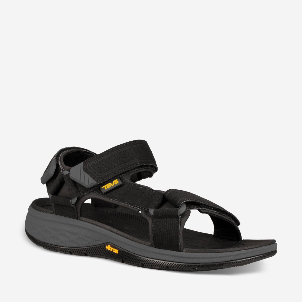 Teva Strata Universal Sandaler Herre Svarte | 05SFWIVOC