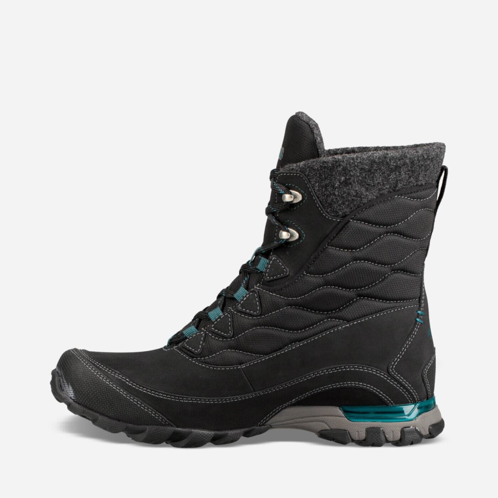 Teva Sugarfrost Insulated WP Snøresko Dame Svarte | 76UBXTLCO