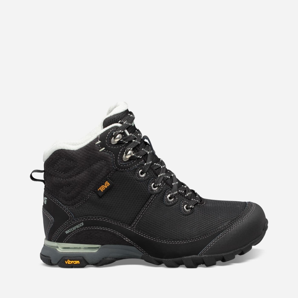 Teva Sugarpine Mid WP Fjellsko Dame Svarte | 23FMBEUTV