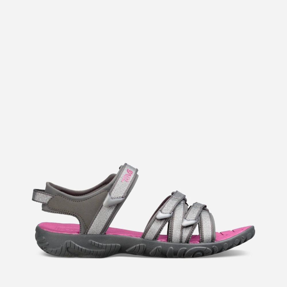 Teva Tirra Slip On Sko Barn Sølv Rosa | 26GEULHIP