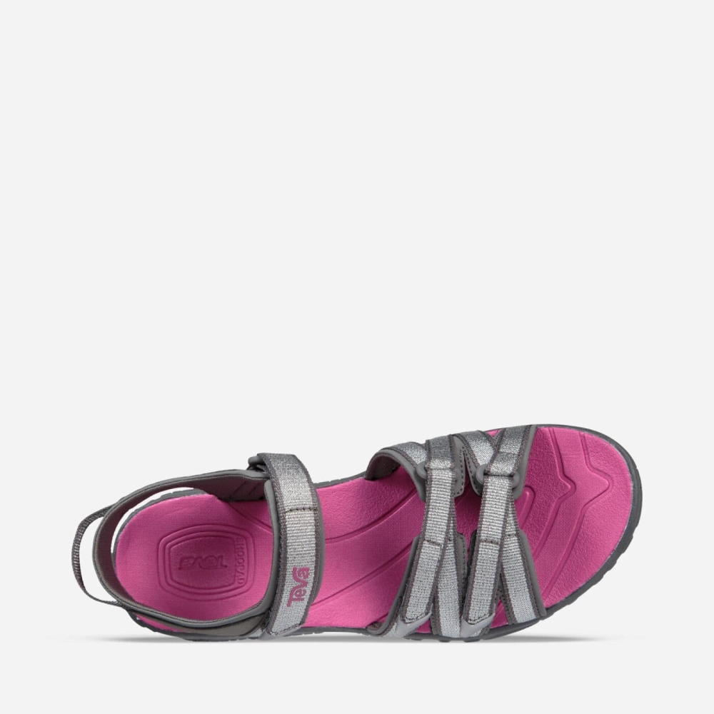 Teva Tirra Tursandaler Barn Sølv Rosa | 04IZWSFGJ