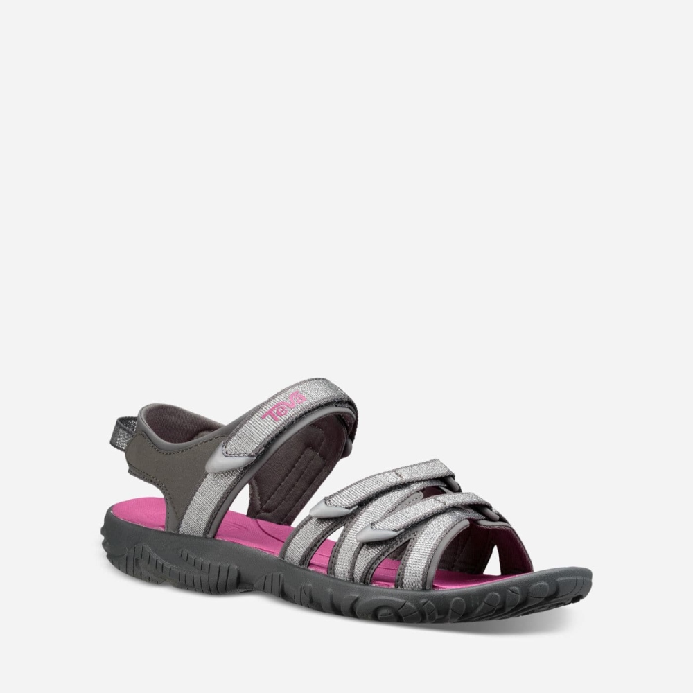 Teva Tirra Tursandaler Barn Sølv Rosa | 96UKNLYIE