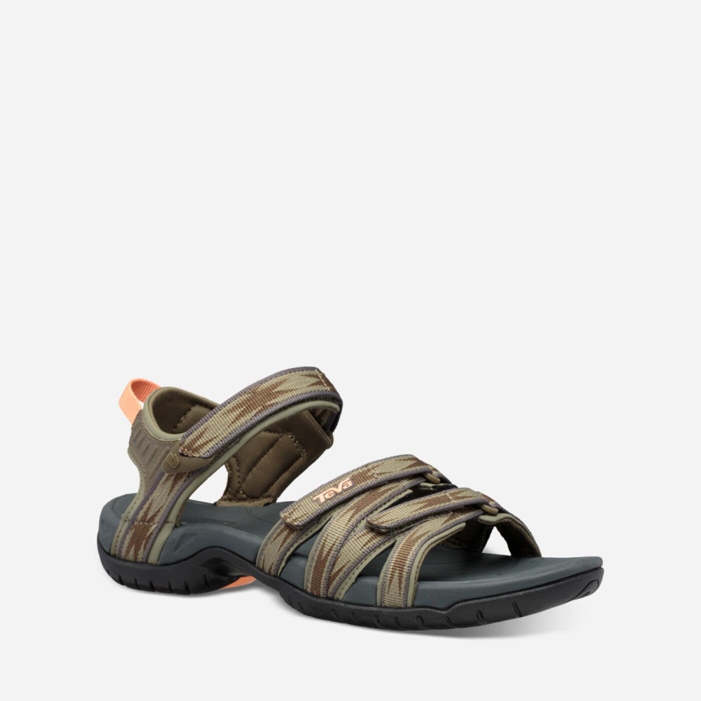 Teva Tirra Tursandaler Dame Olivengrønne | 43VGSXCYU