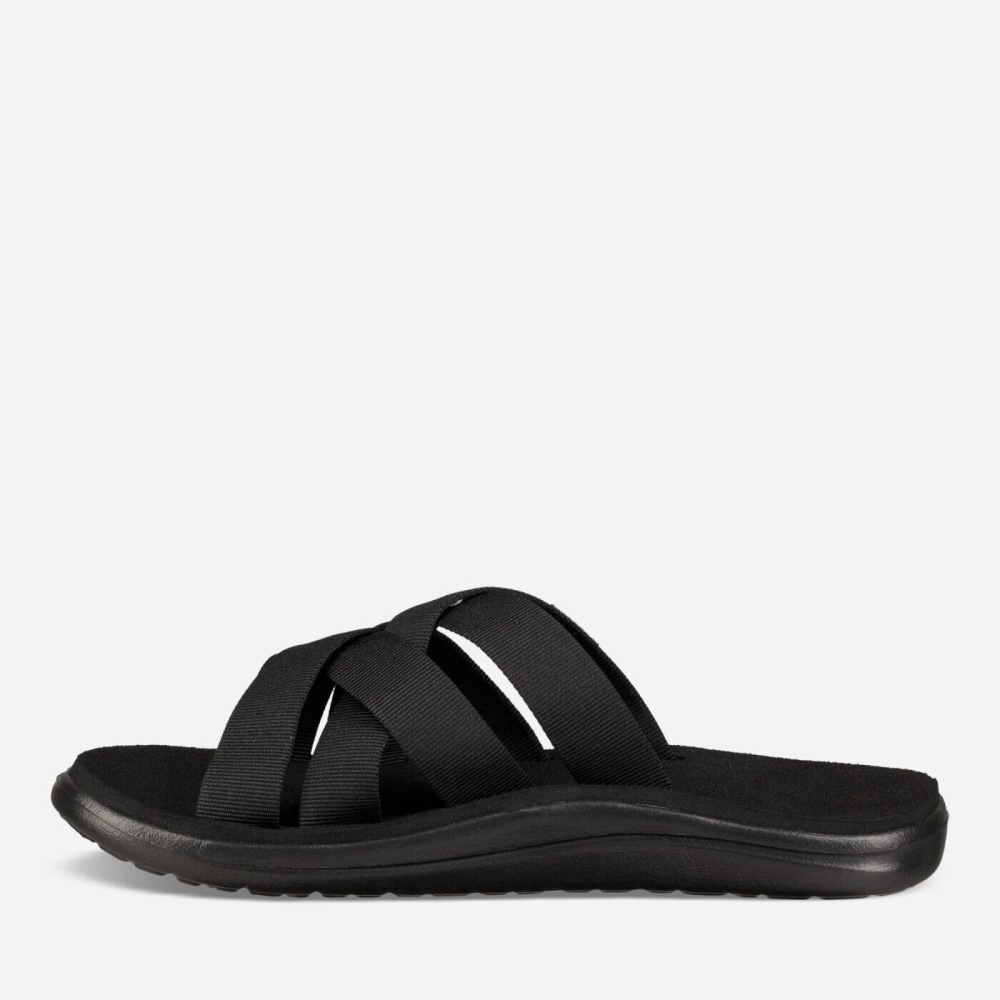 Teva Voya Badesandaler Sandaler Herre Svarte | 38XPWMCJS