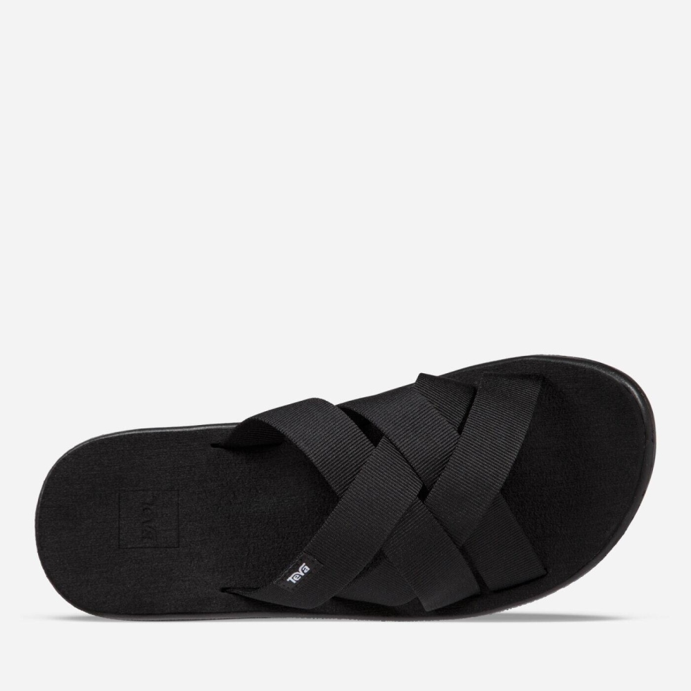 Teva Voya Badesandaler Sandaler Herre Svarte | 38XPWMCJS