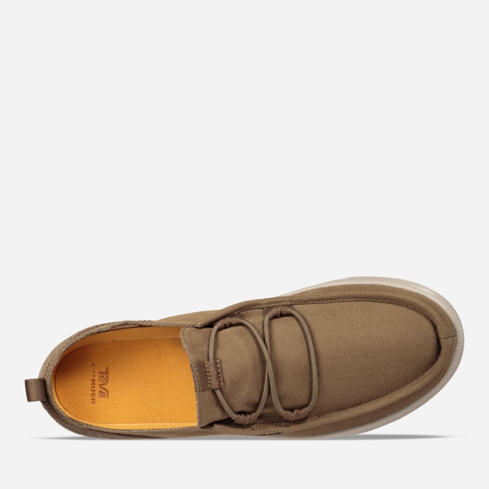 Teva Voya Blonder Slip On Sko Herre Olivengrønne | 56FUAHNYC