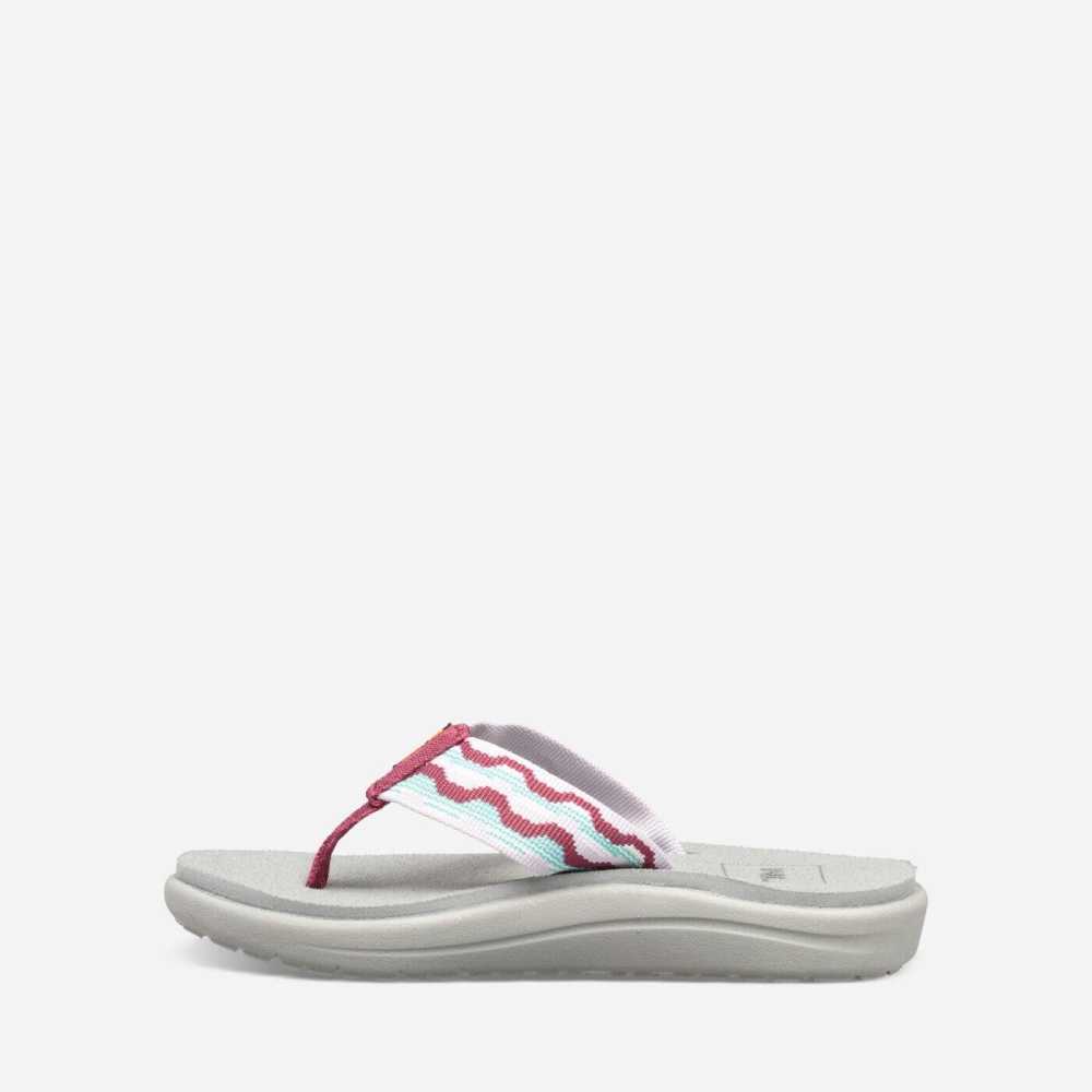 Teva Voya Flip Flops Barn Grå Rosa | 60VYTDIHG