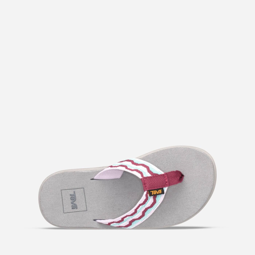 Teva Voya Flip Flops Barn Grå Rosa | 60VYTDIHG