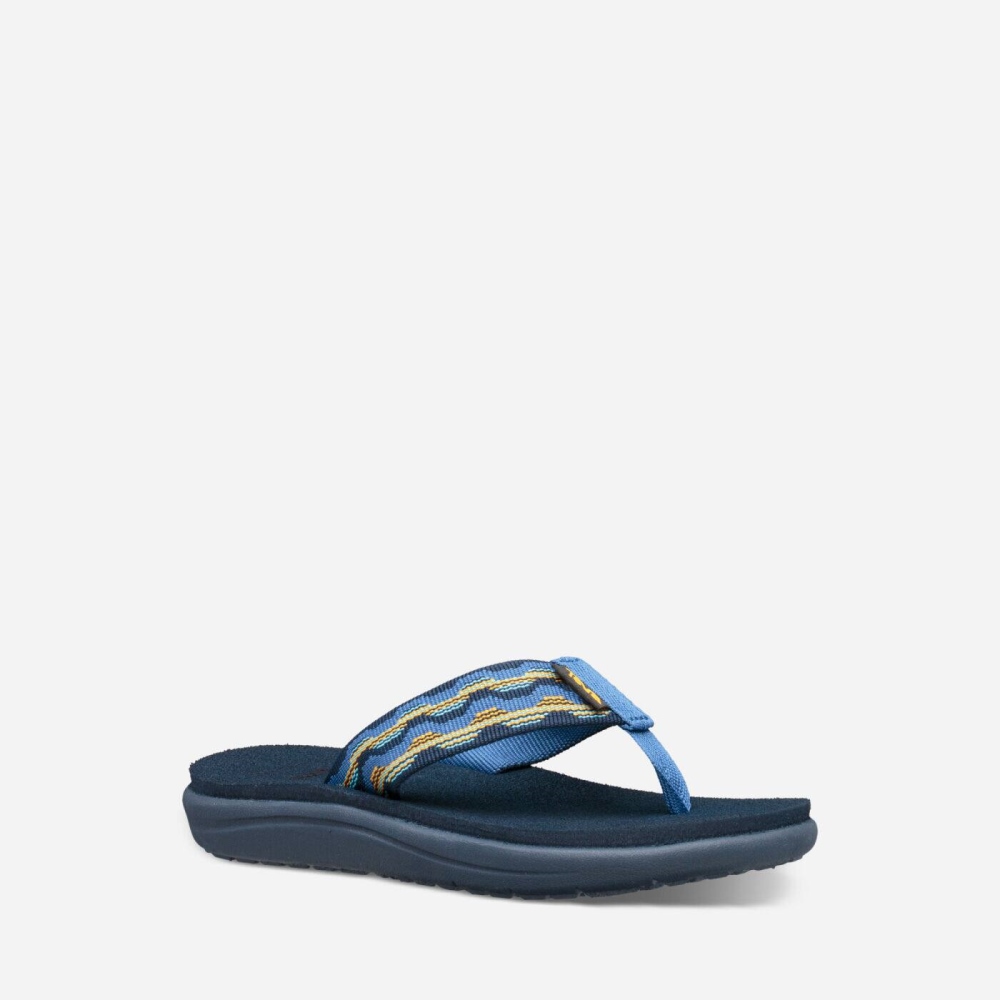 Teva Voya Flip Flops Barn Mørke Blå | 72LXKZQVC