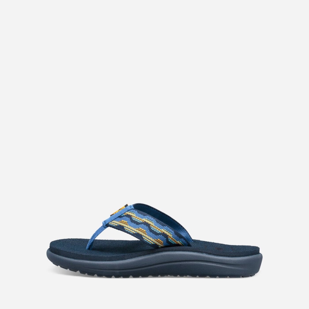 Teva Voya Flip Flops Barn Mørke Blå | 72LXKZQVC