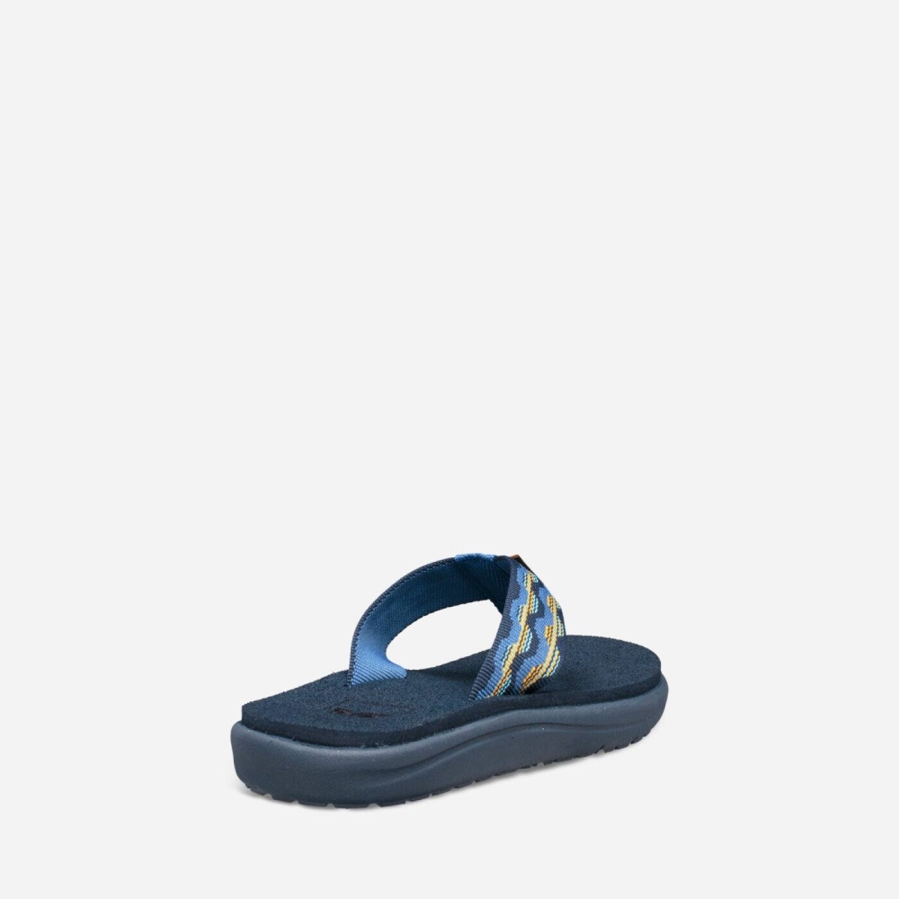 Teva Voya Flip Flops Barn Mørke Blå | 72LXKZQVC