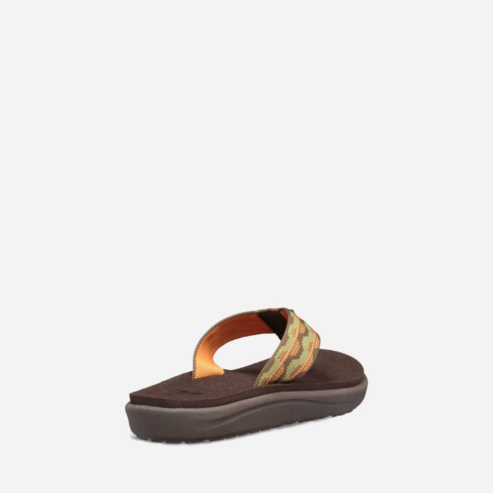 Teva Voya Flip Flops Barn Olivengrønne | 19KRDUJZV