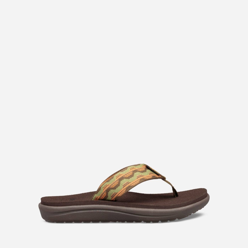 Teva Voya Flip Flops Barn Olivengrønne | 19KRDUJZV