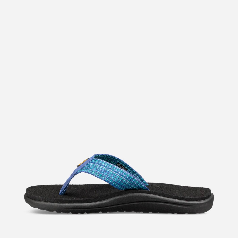 Teva Voya Flip Flops Dame Blå | 03QAIEWZH