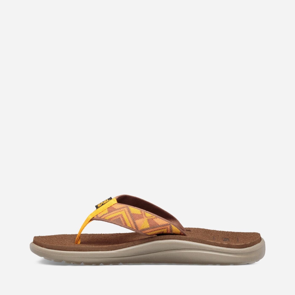 Teva Voya Flip Flops Dame Gul | 13YTFBAJS