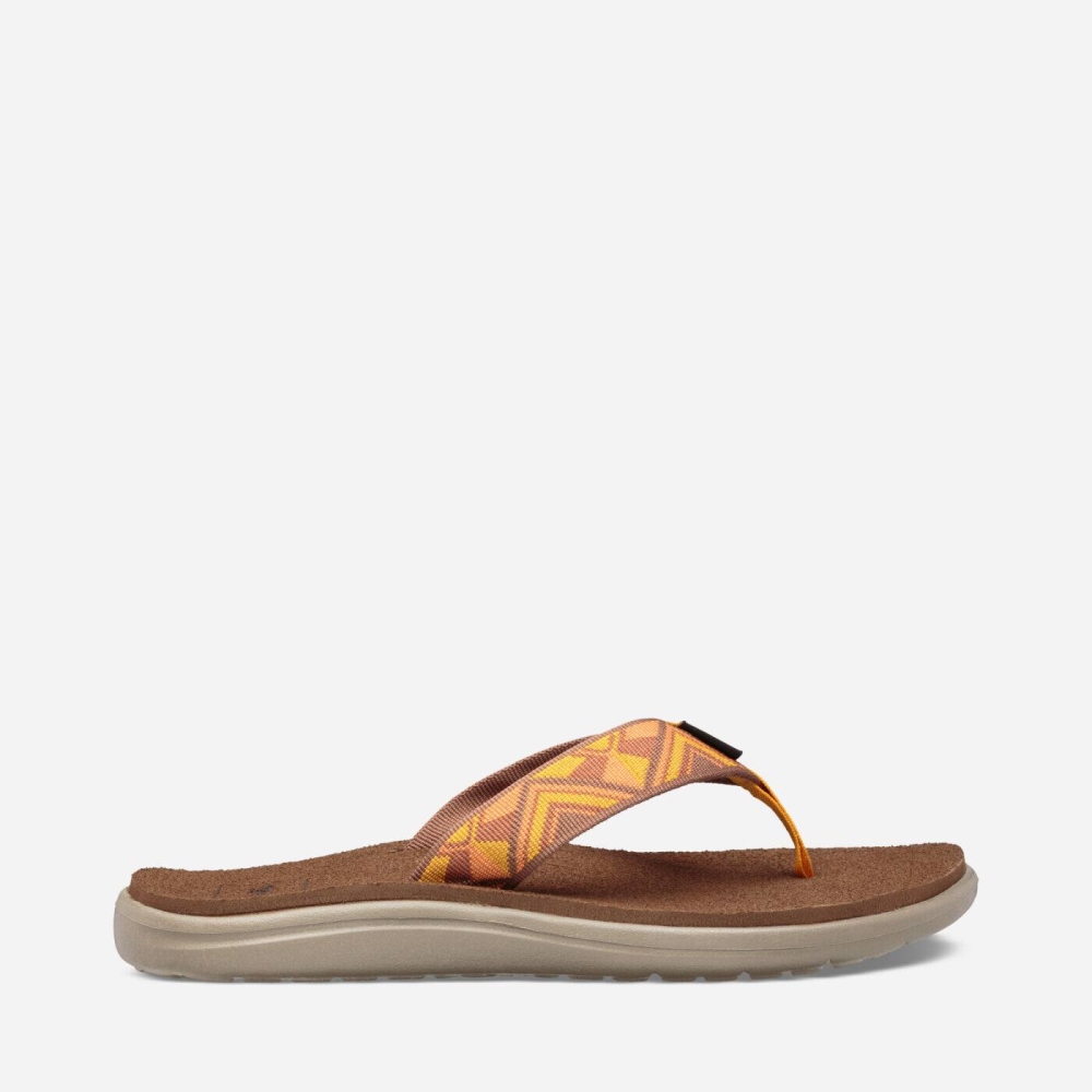 Teva Voya Flip Flops Dame Gul | 13YTFBAJS