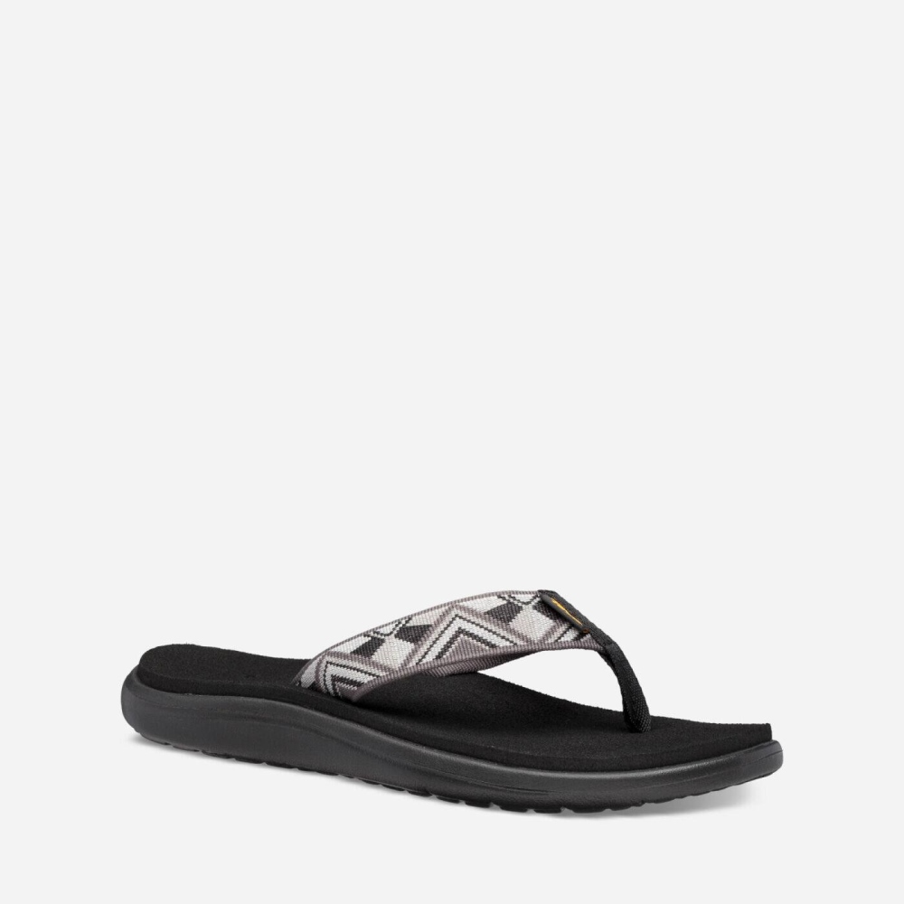 Teva Voya Flip Flops Dame Mørke Grå | 07BLOQVXP