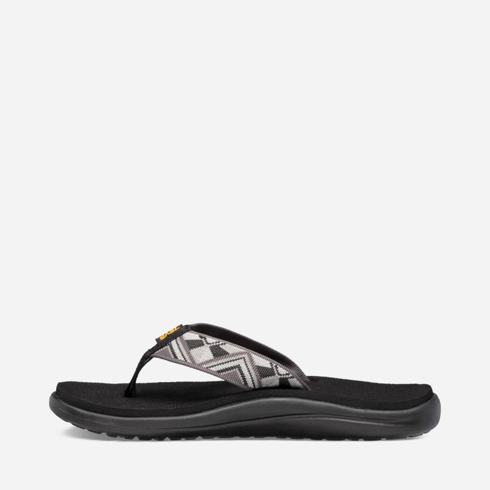 Teva Voya Flip Flops Dame Mørke Grå | 07BLOQVXP