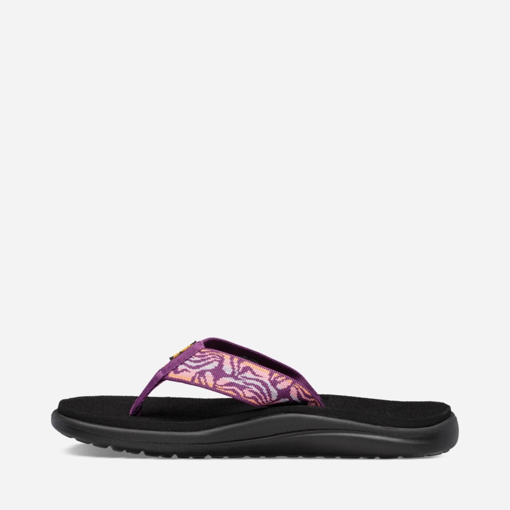 Teva Voya Flip Flops Dame Rosa | 48HGQRBOF